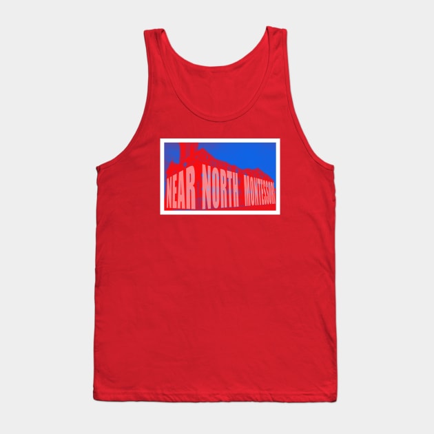 NNM-RedBlue Tank Top by Gabe Ginex Custom Artwork